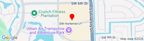 Map thumbnail of 801 S. University Dr. Suite G100 Plantation, FL 33324